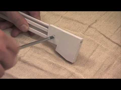 how to fit swish curtain rails