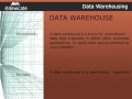 DATA WAREHOUSING Basics