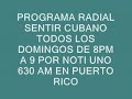 PROGRAMA RADIAL SENTIR CUBANO