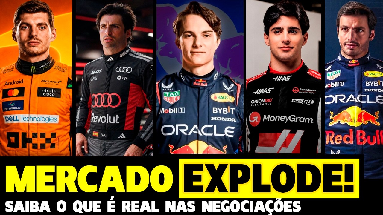 🚨VERSTAPPEN NA MCLAREN, PIASTRI NA RED BULL, SAINZ PLANO B, CÂMARA NA HAAS E ALONSO ALERTA|FÓRMULA 1
