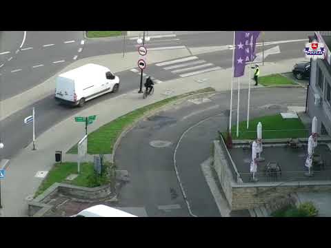 POLICYJNY DRON NAMIERZAŁ ROWERZYSTÓW