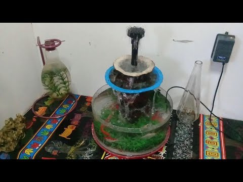 Aquarium Unik Dari Paralon Tema Air Mancur On Grow Aquaponically
