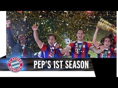 Pep's first season at FC Bayern