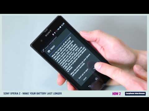 how to make xperia z battery last