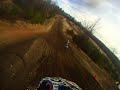 Chad wearing helmet cam at Aonia Pass Motocross