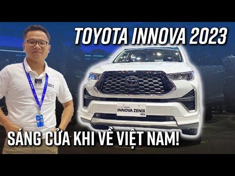 Xem thực tế Toyota Innova 2023 sắp về Việt Nam: Rất đáng mong chờ, dễ hot trở lại