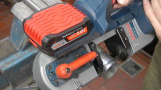 Bosch GCB 18 V-LI und VA-Profile sägen Teil 1