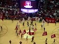 highlights from the game i saw with my dad in bloomington, the first iu basketball game for both of us. after some layup lines, the first two highlights are of 300 lb junior deandre thomas making nimble moves, the next three are senior forward dj white abusing the defense, followed by two eric gordon plays (a deep three and a lefty lay in, knifing through traffic). the best play comes at about the 1:12 mark, with senior forward dj white throwing down a vicious dunk on someone's face. you can hear my dad near the timeout at the end make a comment like, 