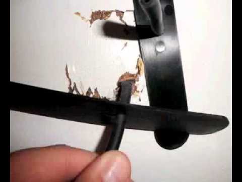 how to fix hole in door