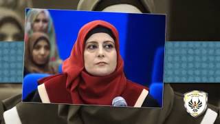 مناقشة رسالة ماجستير الباحثة نهيل أحمد