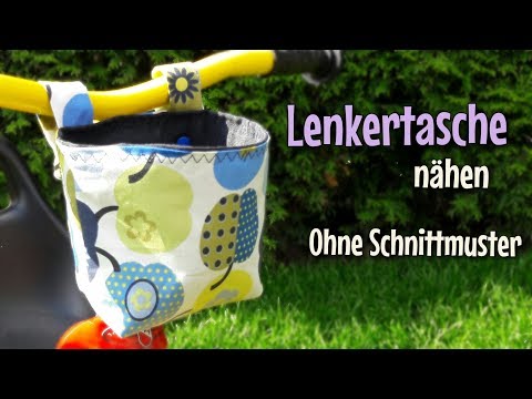 Lenkertasche - Nähanleitung - OHNE Schnittmuster - Nähtinchen