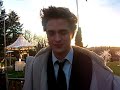 Robert pattinson of twilight laughs for seventeen