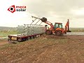 MECASOLAR Hig-TechSolar Trackers:Transportation&installation MECASOLAR Hig-TechSolar Trackers:Transportation&installation