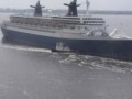 SS Norway leaves Bremerhaven