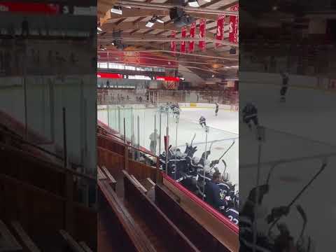 Northwood vs Nichols. #16 Blue. First Northwood shift, first point (assist)