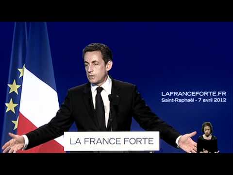 Discours de Nicolas Sarkozy
