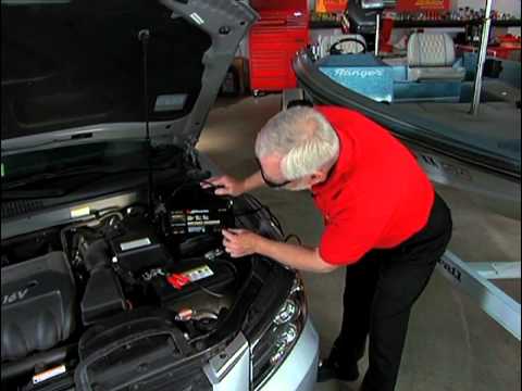 how to use a car battery charger