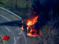 Raw Video: Fiery Tanker Accident