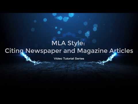 video-linktoworks-MLA Style: Citing Newspaper and Magazine Articles