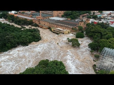 ENCHENTE NO RIO TIETE EM SALTO - SP#MotoboyNews
