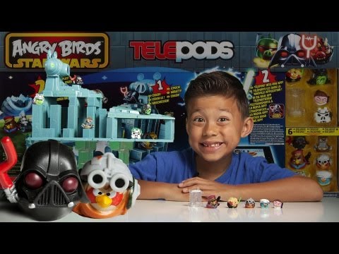 STAR - ANGRY BIRDS STAR WARS 2 TELEPODS! DAY 1 (Death Star Trench Run): http://youtu.be/k5EQwSAVgoQ DAY 2 (Battle on Geonosis): http://youtu.be/zhGqEV1fsE4 DAY 3 (S...