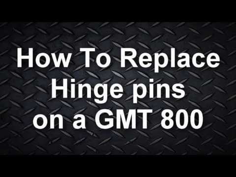 how to replace gm door hinge bushing
