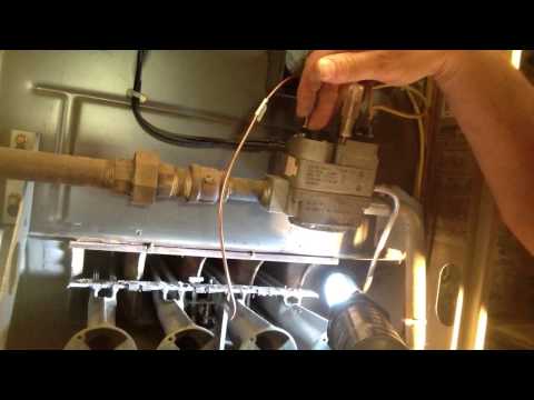 how to adjust furnace flame