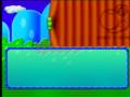 the so-called story mode...and the unreadable garbled text that comes with it. i'm kinda disappointed that there's no way to read the text, but at the same time i imagine it just goes like this: mario and yoshi make cookies and bowser decides to steal them while they're taking a nap and leaves a note describing his fiendishy complex scheme so that mario will find it when he wakes up. being the sport he his, bowser gives cookies to all his minions and our heroic duo follows the trail of crumbs to each successive baddie and they hold epic cookie-sorting contests to see who can fill a case of cookies with sorted and sleeved confections the fastest. somehow being defeated thusly makes them surrender their cookies. anyway, the battle mode itself is rather interesting and worth taking a look at so that you can figure out what's going on exactly. each side has a gauge with 25 ticks on it, and every time you clear a line of cookies it will fill up by one point. next to this is a fuse that will slowly burn down until you clear a line, ending your game if it completely runs down. as you clear lines of cookies, yoshi cookies will start to appear. yoshi cookies are cleared the same as any other kind of cookie and give you another notch on your gauge, but they also have an interesting side effect. under each character's portrait, you'll see a line specifying a target (