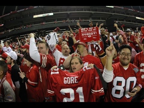 49ers - Follow me on Twitter: www.twitter.com/oakcreektv The San Francisco 49ers march into Atlanta to take on the top seeded Falcons in the 2013 NFC Championship Ga...
