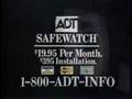 ADT ® - We're Home Even When You're Not ® 2:03 Spot (1989)