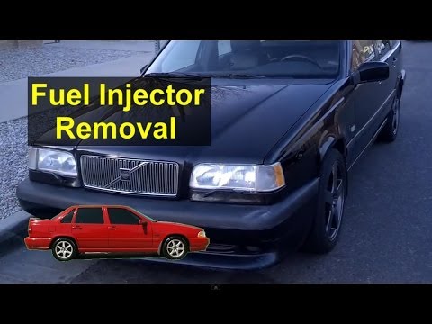 Fuel injector and fuel rail removal to replace seals, Volvo 850, S70, V70, etc. – Auto Repair Series