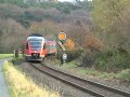 Vorsignal Witterschlick in Aktion. Langsame Fahrt