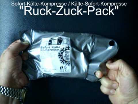 Sofort-Kälte-Kompresse/ Kälte-Sofort-Kompresse/ Ruck-Zuck-Pack