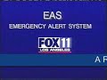 KTTV FOX11 EAS Test (Mock)