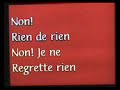 Non, je ne regrette rien - Edith Piaf tribute Manele-Gratis.net