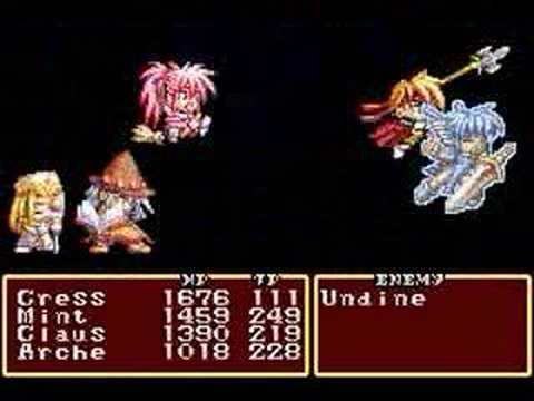 Tales of Phantasia: Battle VS Undine