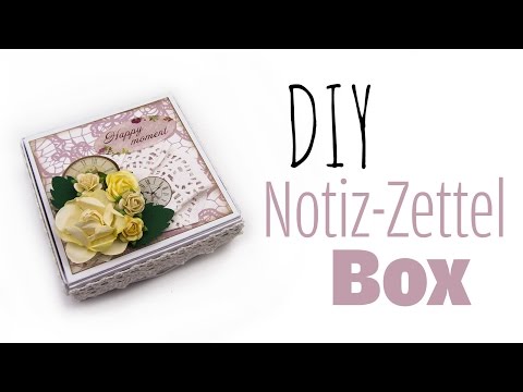[DIY] Box für Notiz-Zettel