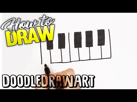 video-linktoworks-How to Draw a Piano Keyboard Quick Draw! Step by Step ...