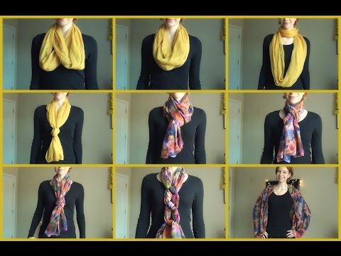 how to tie a scarf pinterest