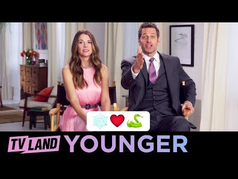 Music Emoji Game 🎵 w/ the Cast of Younger | (Season 5) | TV Land