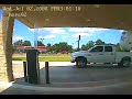 Dumb Blonde takes Down ATM Roof with Camper Trailer
