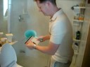 Paul is demonstrating his new favourite gadget.  The Toto Washlet.