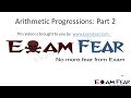 Watch 'Arithmetic Progression part 2 '