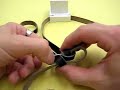 Adjusting tefillin shel rosh - single dalet knot Adjusting tefillin shel rosh - single dalet knot