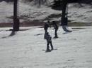 Gabriel snowboarding at Apache