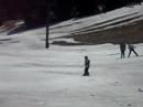 Gabriel snowboarding at Apache