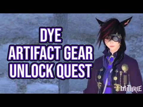 how to dye equipment in ff14