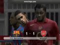 barcelone-arsenal, henry versus ronaldhino PES5