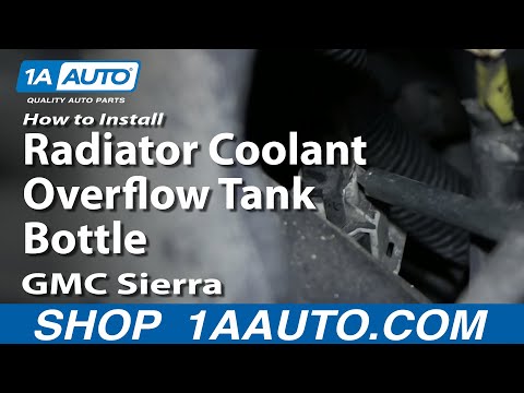 how to drain coolant overflow tank