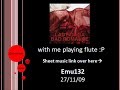 Lady Gaga - Bad Romance with me playing flute (:
